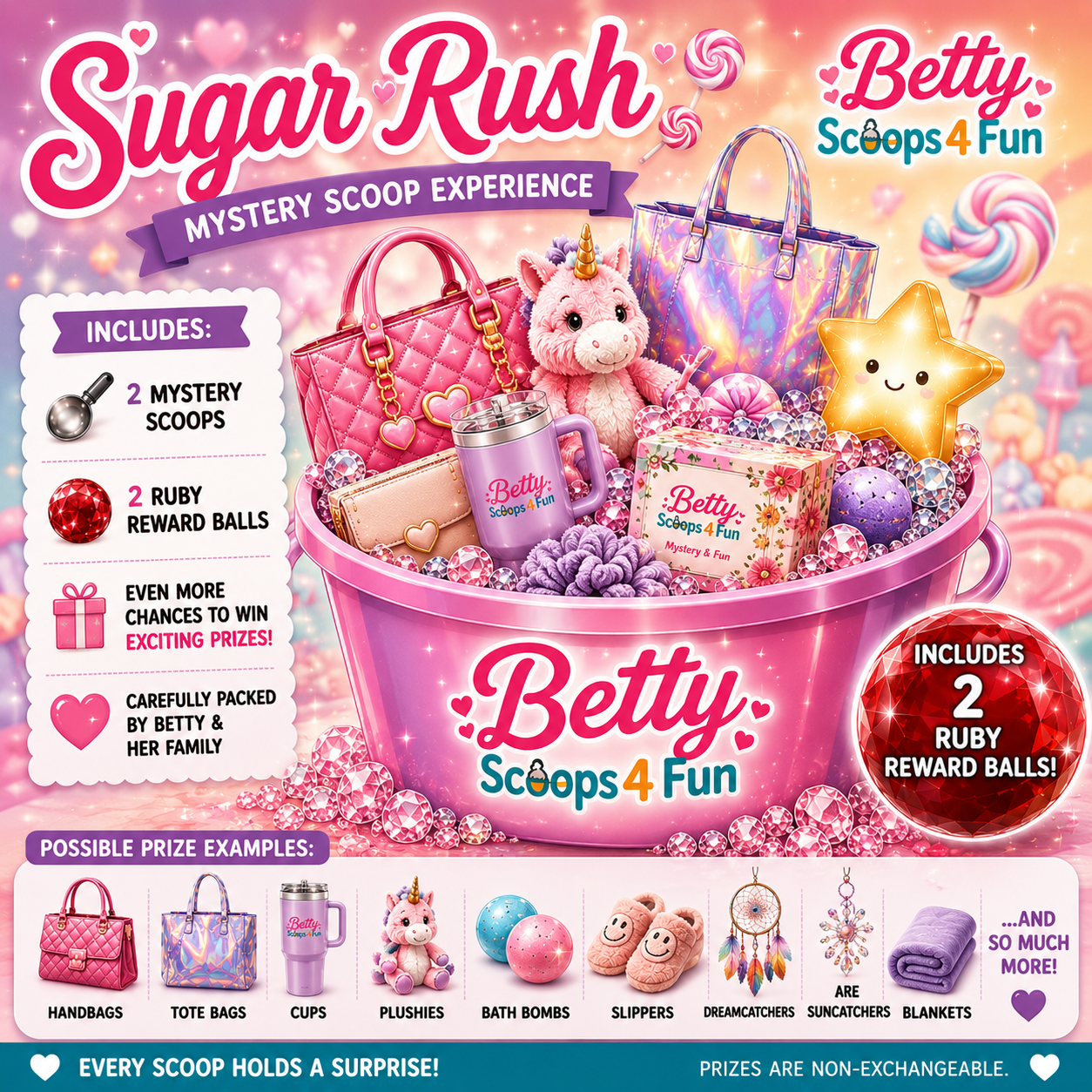 🍭 Sugar Rush Mystery Scoop Experience